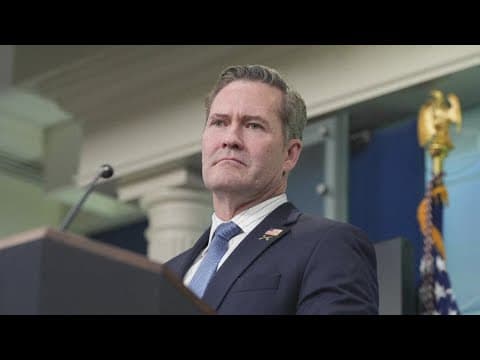 Trump nominates Mike Waltz for UN ambassador in major shake-up of national security team