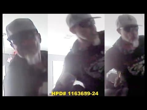 Caught on camera: HPD looking to ID man accused threatening pregnant woman during home invasion