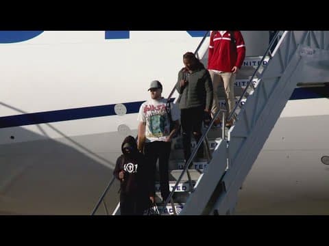 Kansas City Chiefs arrive in New Orleans ahead of Super Bowl LIX