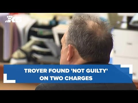 Troyer found 'not guilty' on two charges