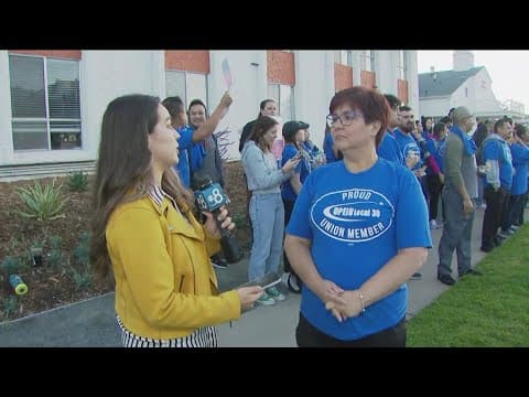 Thousands of US healthcare workers go on strike in multiple states over wages and staff shortages