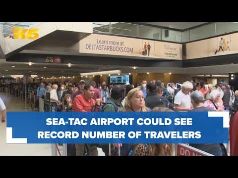 Sea-Tac Airport expecting busiest travel weekend since pandemic