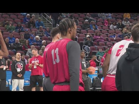 Houston Coogs practice in Witchita ahead of first round of NCAA Tournament