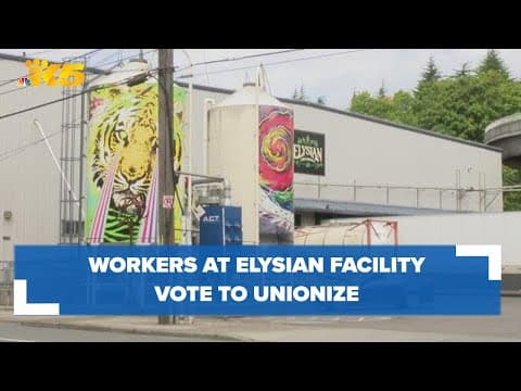 Workers at Elysian Brewing facility in Seattle's Georgetown neighborhood vote to unionize