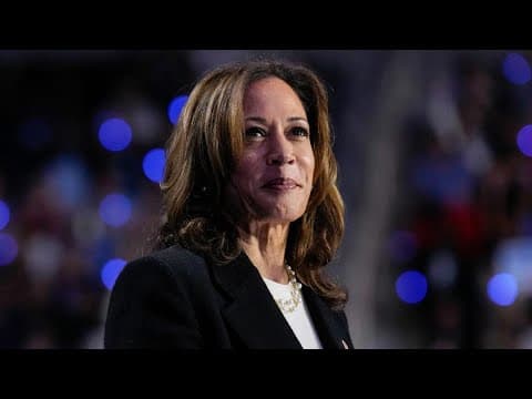Kamala Harris speaks to supporters after loss to Donald Trump in 2024 presidential election