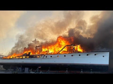 Update SeaBrook Harbor Fire