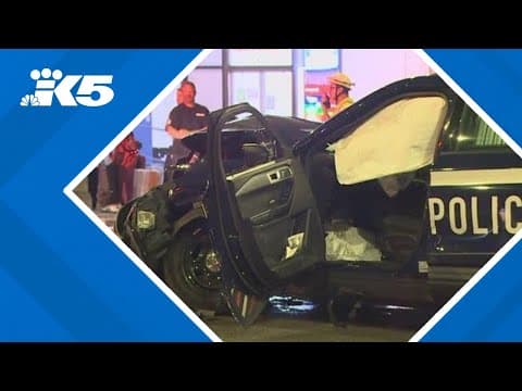 Seattle police officer ran red light before t-bone crash, Uber driver, passenger allege
