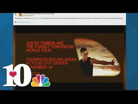 Food City Center Events: Justin Timberlake coming to Knoxville