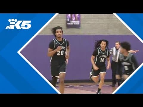 HS State Basketball Highlights:  Emerald Ridge vs. Lake Washington Boys