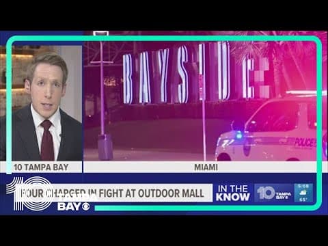 4 teens facing charges after brawl breaks out at Miami outdoor mall