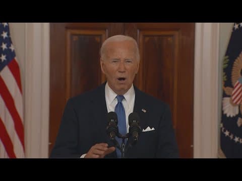 President Joe Biden responds to landmark SCOTUS ruling on presidential immunity