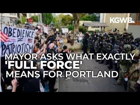 Portland mayor pens TIME Magazine editorial on federal troop mobilization