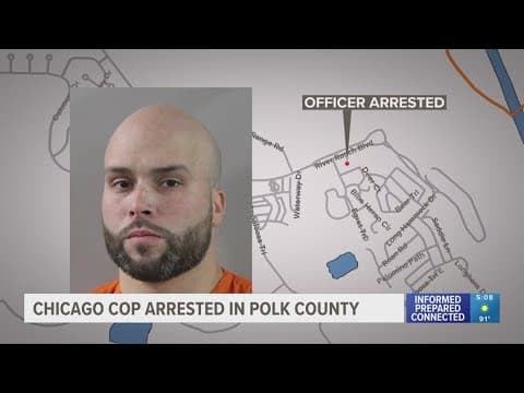 Chicago police officer arrested in Polk County