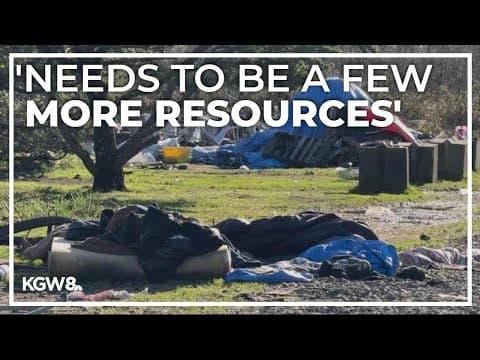 Seaside homeless camp destroyed by storms