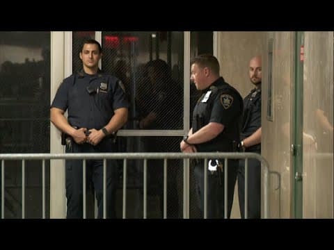 LIVE: A look at New York courthouse hallway as verdict reached in Trump's hush money criminal trial