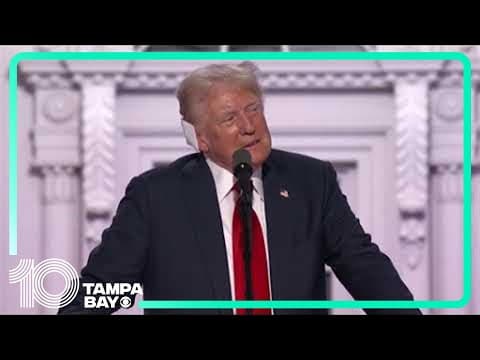 Trump thanks Melania, his family and Dana White during Republican National Convention