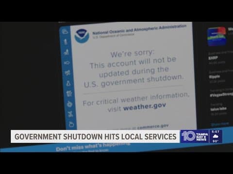 Government shutdown hits local services in Florida