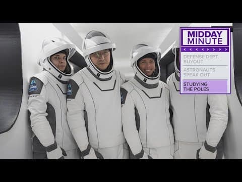 Crew aboard SpaceX capsule to study North, South poles