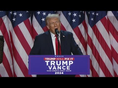 Donald Trump projected to be 47th president of the United States