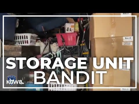 Man who allegedly stole from over 50 storage units in Tigard arrested