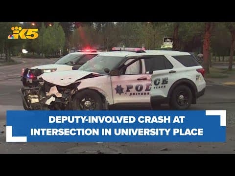 BREAKING: Deputy-involved crash in University Place
