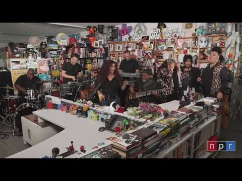 Chaka Khan performs for NPR's Tiny Desk series