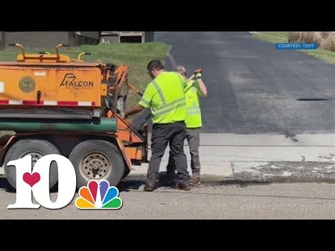 TDOT patching potholes this week across East TN