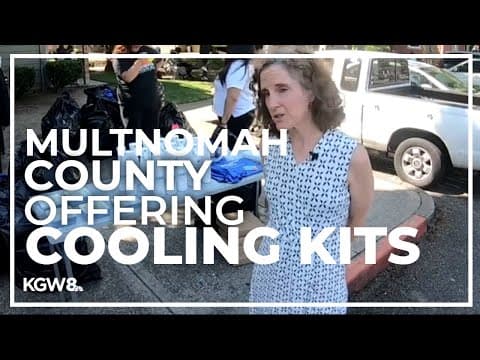 Multnomah County offering cooling kits to beat Portland's latest heatwave