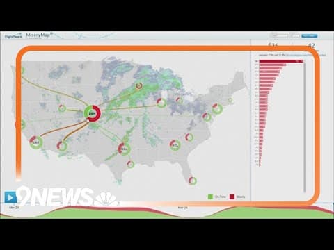 Storm causes hundreds of delays, cancellations at Denver International Airport