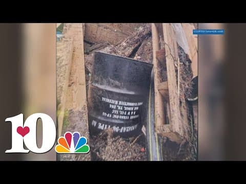No, this barrel reportedly found in an Asheville river did not contain radioactive waste
