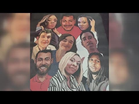 Columbus artist creates piece for 3rd anniversary of Dayton shooting