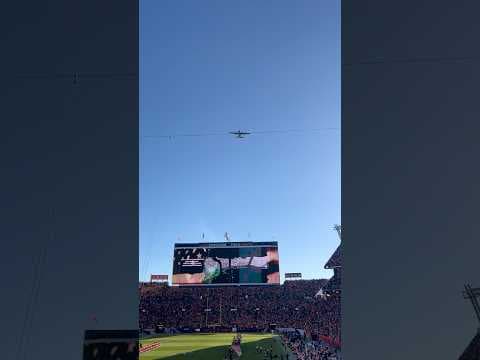 AC-130J Ghostrider Flyover Before Denver Broncos Game