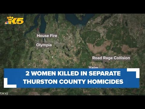 Deputies investigating 2 homicides in Thurston County