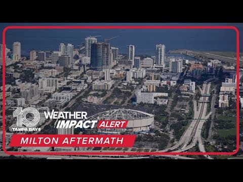HURRICANE MILTON AFTERMATH: Watch aerial footage of the storm's damage in Tampa Bay