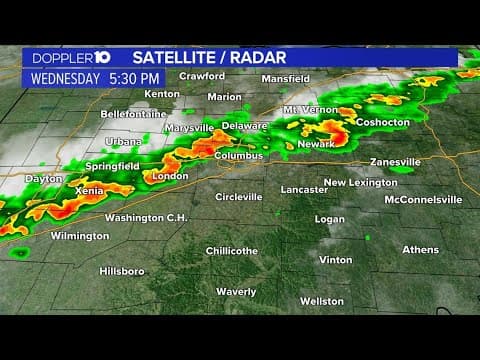 LIVE RADAR: Round of storms moving through central Ohio