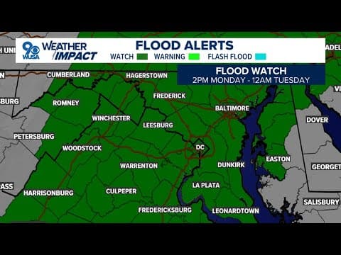 Strong storms sweep across the DMV Monday afternoon, evening | Live Radar