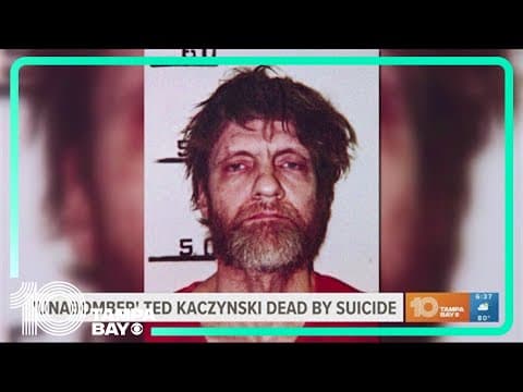 Ted Kaczynski, known as the "Unabomber," died by suicide