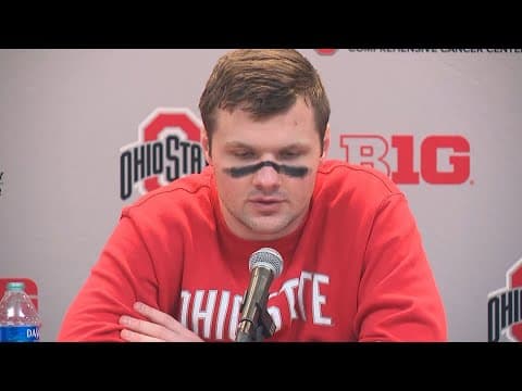 Kyle McCord postgame interview | Ohio State-Michigan