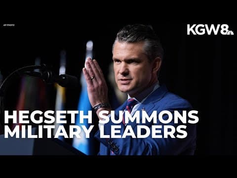 Trump declares that he wants to use Democrat-led cities as 'training grounds' for military