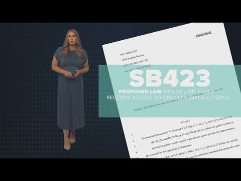 The Breakdown: Public records laws still in crosshairs of Louisiana Republicans
