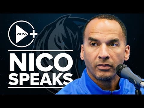 Dallas Mavericks GM Nico Harrison addresses media for only second time since Luka Doncic trade