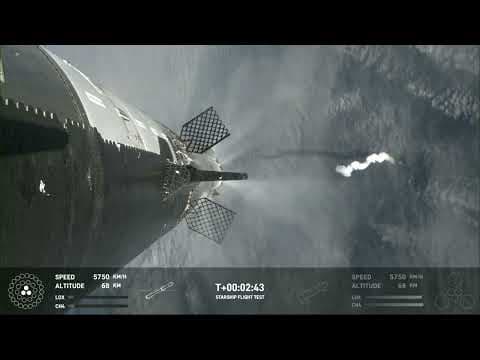 SpaceX's mega rocket blasts off on a third test flight from Texas