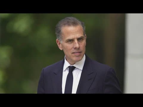 President Joe Biden's son, Hunter Biden, is convicted of all 3 felonies in federal gun trial