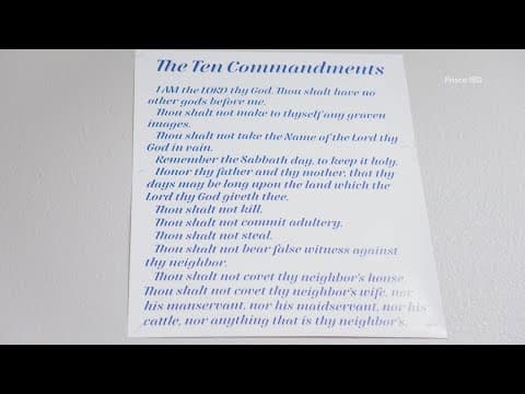 From Ten Commandments to cell phone bans -- new requirements are coming to Texas schools