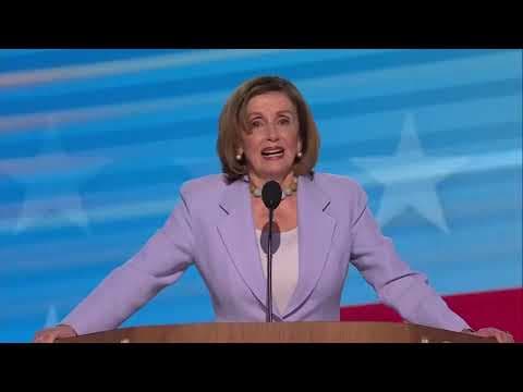 Nancy Pelosi thanked Biden for his wins, as she said Harris will take US to new heights | DNC 2024
