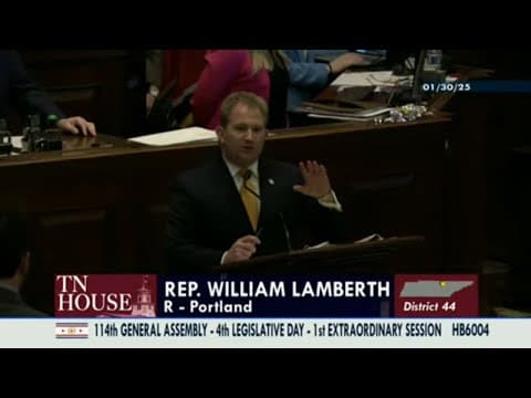 Tennessee House hears education, immigration bills during special session