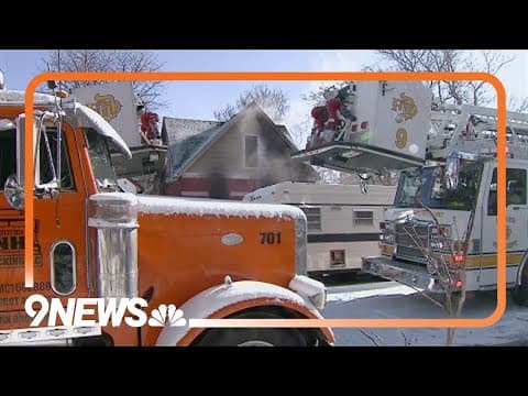 House fire in Denver seriously injures person