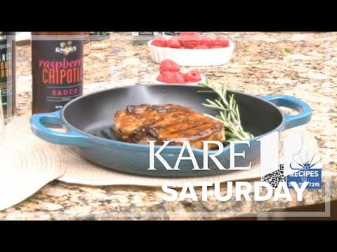 RECIPE: Grilled raspberry chipotle pork chops from Kowalski's