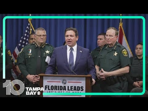 Gov. DeSantis announces proposals to help Florida take lead on Trump's immigration policies