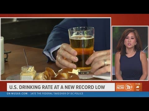 Drinking hits record low in new poll